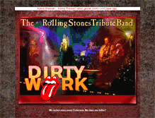 Tablet Screenshot of dirty-work-band.de